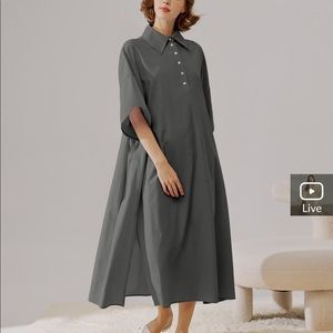 Nap Relaxed Shirt Dress